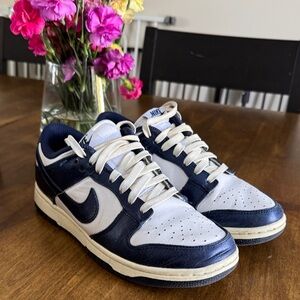 Nike Dark Blue and White Sneakers